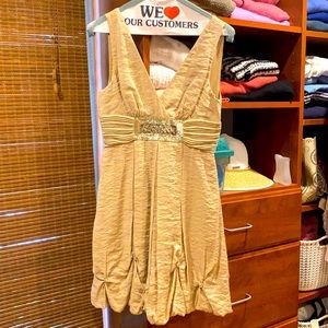 BCBG Gold dress - worn once